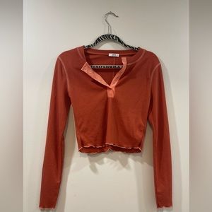 Ardenes cropped long sleeve